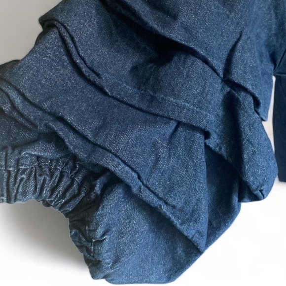 LOVE by Christley Denim Country Western Ruffle Sleeve Dress Pull-On Size 2X - Picture 6 of 11